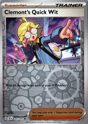 Clemont's Quick Wit 167/191 Surging Sparks Reverse Holo