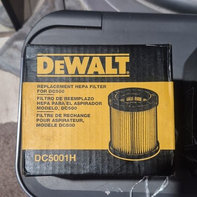 DEWALT HEPA Replacement Filter DC5001H for DEWALT DC500 Vacuum