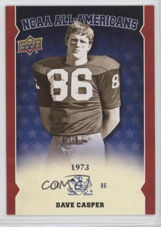 2013 Upper Deck University of Notre Dame NCAA All-Americans Dave Casper HOF 0d2
