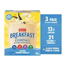 Carnation Breakfast Essentials Vanilla, 30 Packets