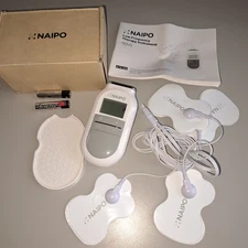 NAIPO PORTABLE TENS UNIT  Toning Pain Relief Muscle Stimulator Massager BACK