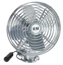 Cab Dash Fan 2 Speeds 6 - Chrome Peterbilt Kenworth Freightliner
