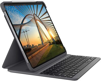 Logitech Slim Folio Pro Backlit Bluetooth Keyboard Case iPad Pro 11 1st 2nd Gen