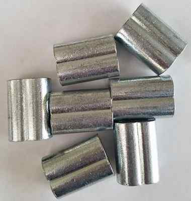10 Copper Swage Sleeves For Wire Rope, Size 3/16", Made In USA - Foto 4