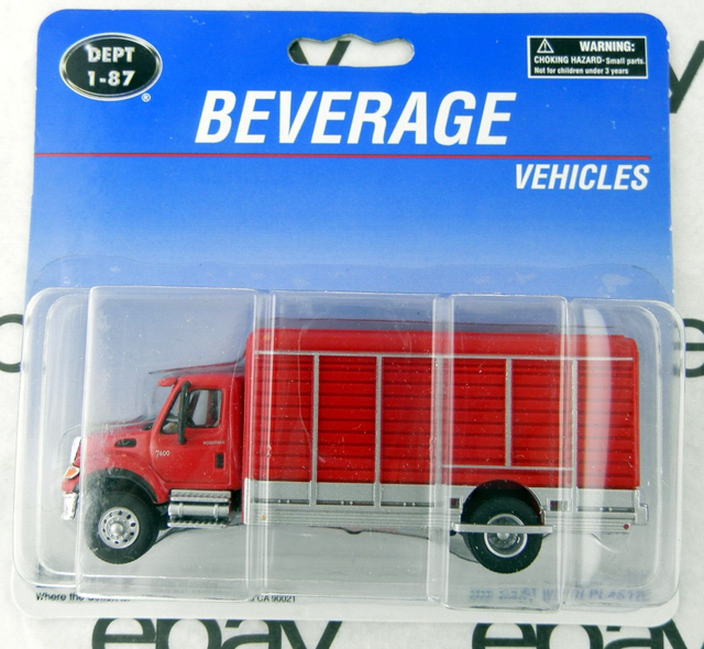 Boley HO Scale (1 87) 451311 International 7000 Beverage Truck Red for sale online eBay