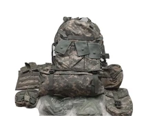 USGI Molle II ACU 3 Day Assault Pack /Waist Bag  7 Pouches +2 IFAK /Insert NJ74
