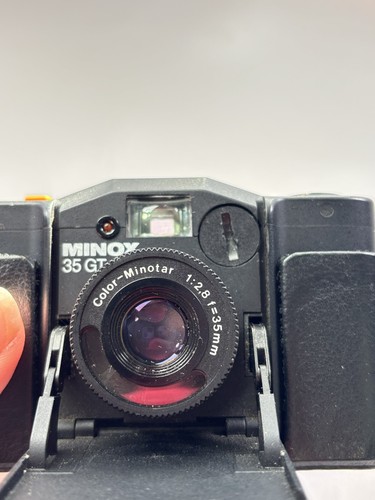 Vintage Minox 35 GT 35mm f.28 Film Camera Color Minotar Germany Tested w/Case - Picture 13 of 14