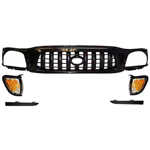 Bundle Of Front Grille Black Filler Park Light 5Pcs For 2001-2004 TOYOTA TACOMA - 第 1/23 張圖片