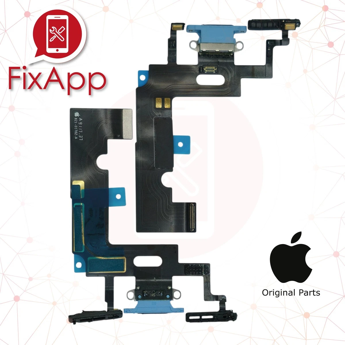 Connettore Ricarica IPhone 12 MINI Flex Flat Dock Microfono Usb Dati Bianco - Foto 6