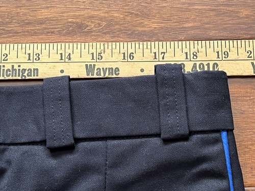 Horace Pequeño TA2208 Negro Rayas Hombres 38 Militar Policía Uniforme Pantalones de Trabajo Nuevos con Etiquetas - Imagen 13 de 13