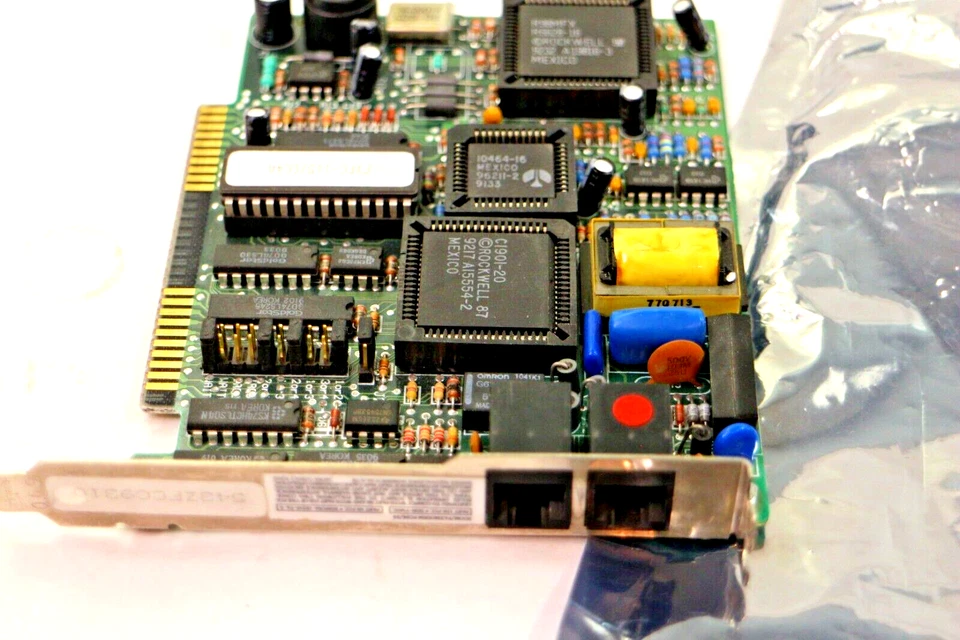 Zoom X5H1-1080K Faxmodem FC96/24 8-Bit ISA Fax Modem 10236109 Card - Image 2 of 4