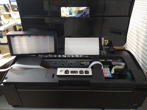 Epson Artisan 1430 Inkjet Printer Premium Photo with CISS - for DTF/Sublimation - Picture 2 of 8