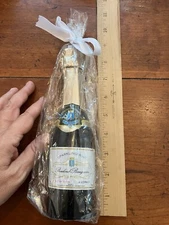 Candle Miniature Champagne Bottle By Zodax 8 Inches