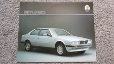 MASERATI BITURBO SALES BROCHURE 1980'S
