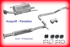 Abgasanlage Schalldämpfer für Nissan Almera I STUFENHECK 1.4 & 1.6 Typ N15 + Kit