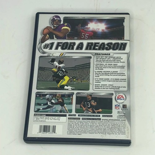 Madden 2002 Football - Sony PlayStation 2 - Picture 2 of 5