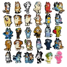 BLUEY - 30pc Shoe Charms fits croc decoration kids tv show puppy  - FREE SHIP