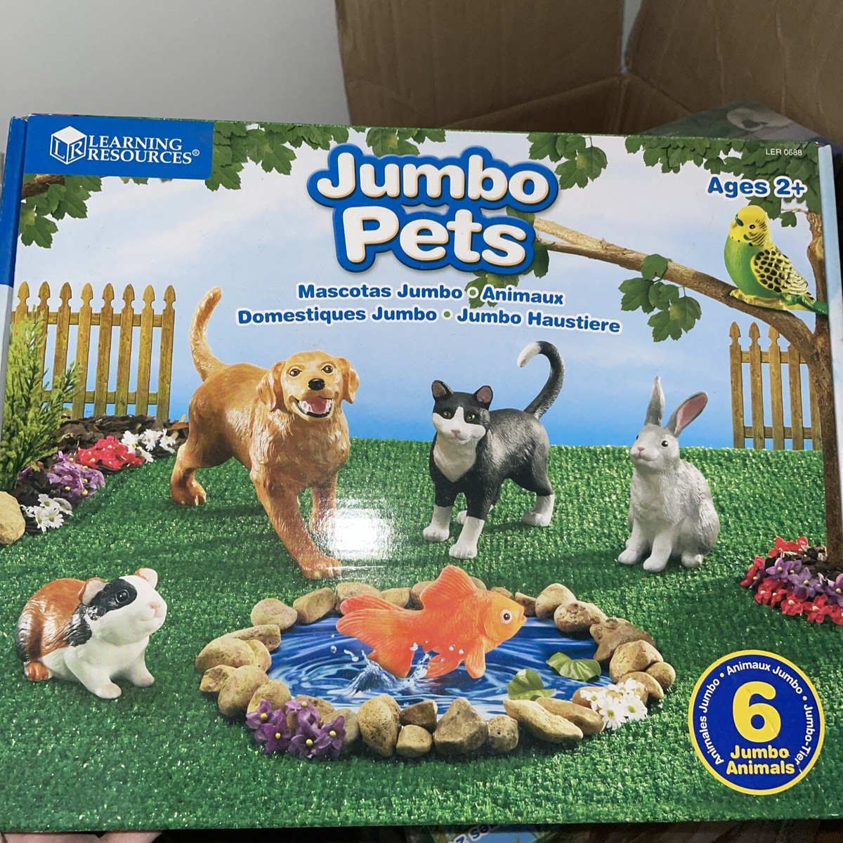 Learning Resources Jumbo Pets Set of Preschool Toys