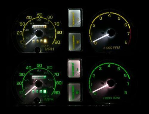 White Face Gauges for 1986-1988 Suzuki Samurai Tach Round Vent - Picture 4 of 4