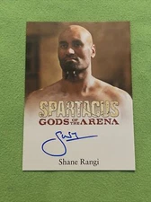 2012 Rittenhouse Spartacus Gods Of The Arena Autograph Card Shane Rangi as Dagan