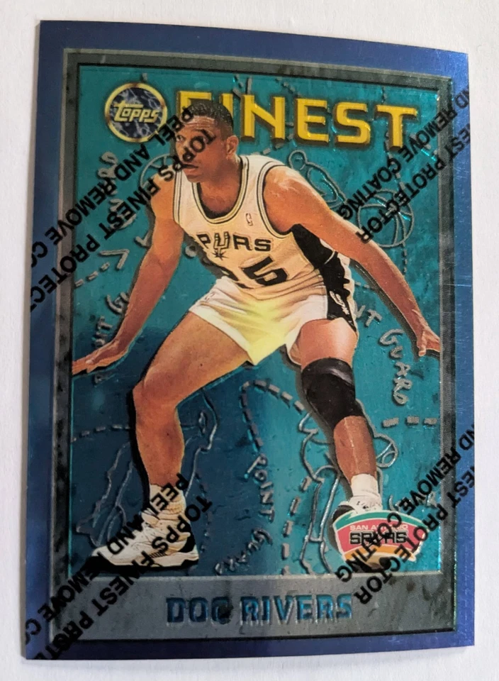 DOC RIVERS, 1995-96 TOPPS FINEST #212 - Image 2 of 3