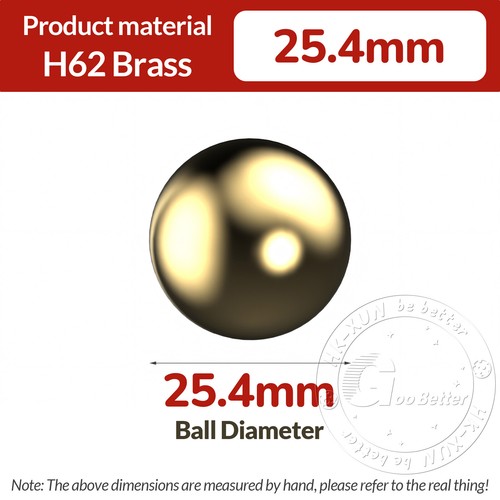 Solid Bearing Balls Brass Ball Industrial Precision Coppers Ball Dia 0.9mm-80mm - Picture 40 of 49