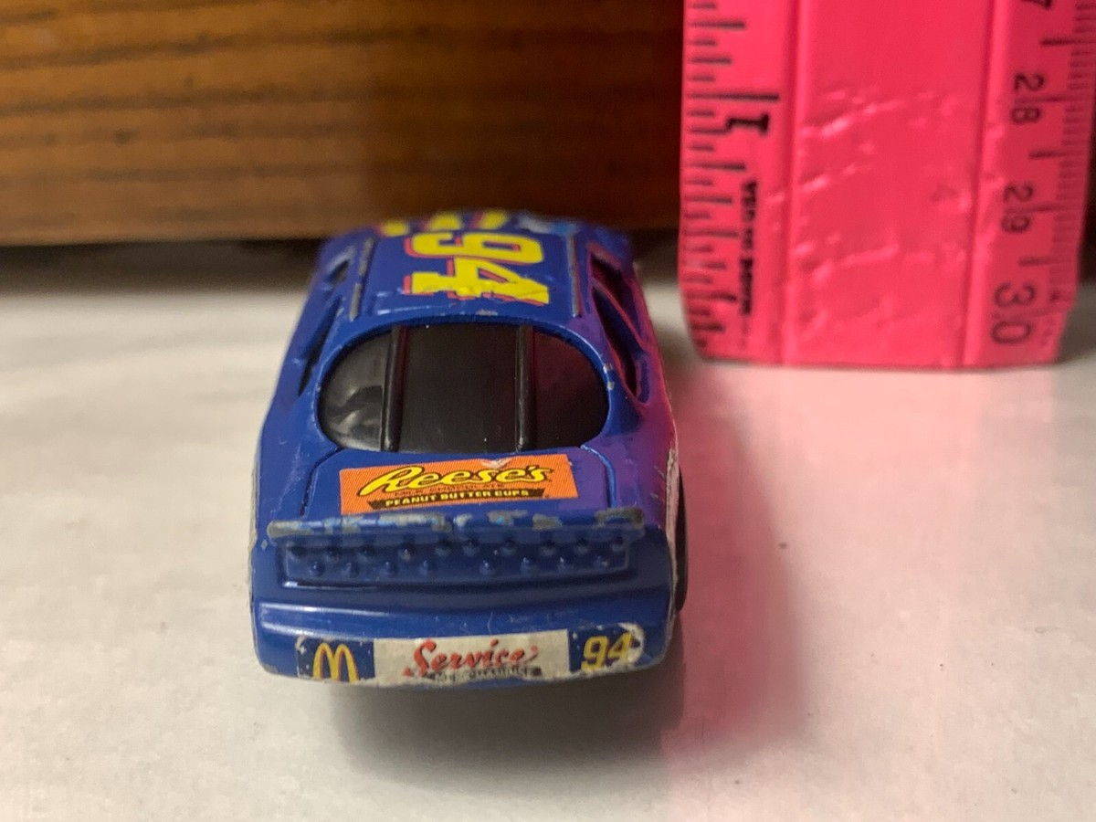 Vintage 1998 Mattel Hot Wheels Blue McDonalds Diecast #94