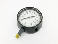 New Ashcroft 45-1100-02L-1000 Pressure Gauge 4-1/2" Dia. 0-1000psi 1/4" Bottom