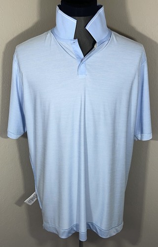 Polo FOOTJOY FJ, Azul, Rayas Finas, Talla XL - Imagen 8 de 13