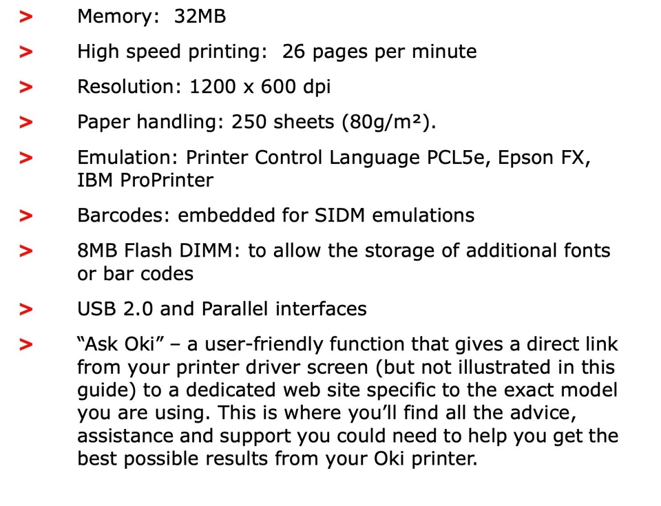 Oki Electric B4400 Laser Mono Printer Used Black OkiData - Image 3 of 4