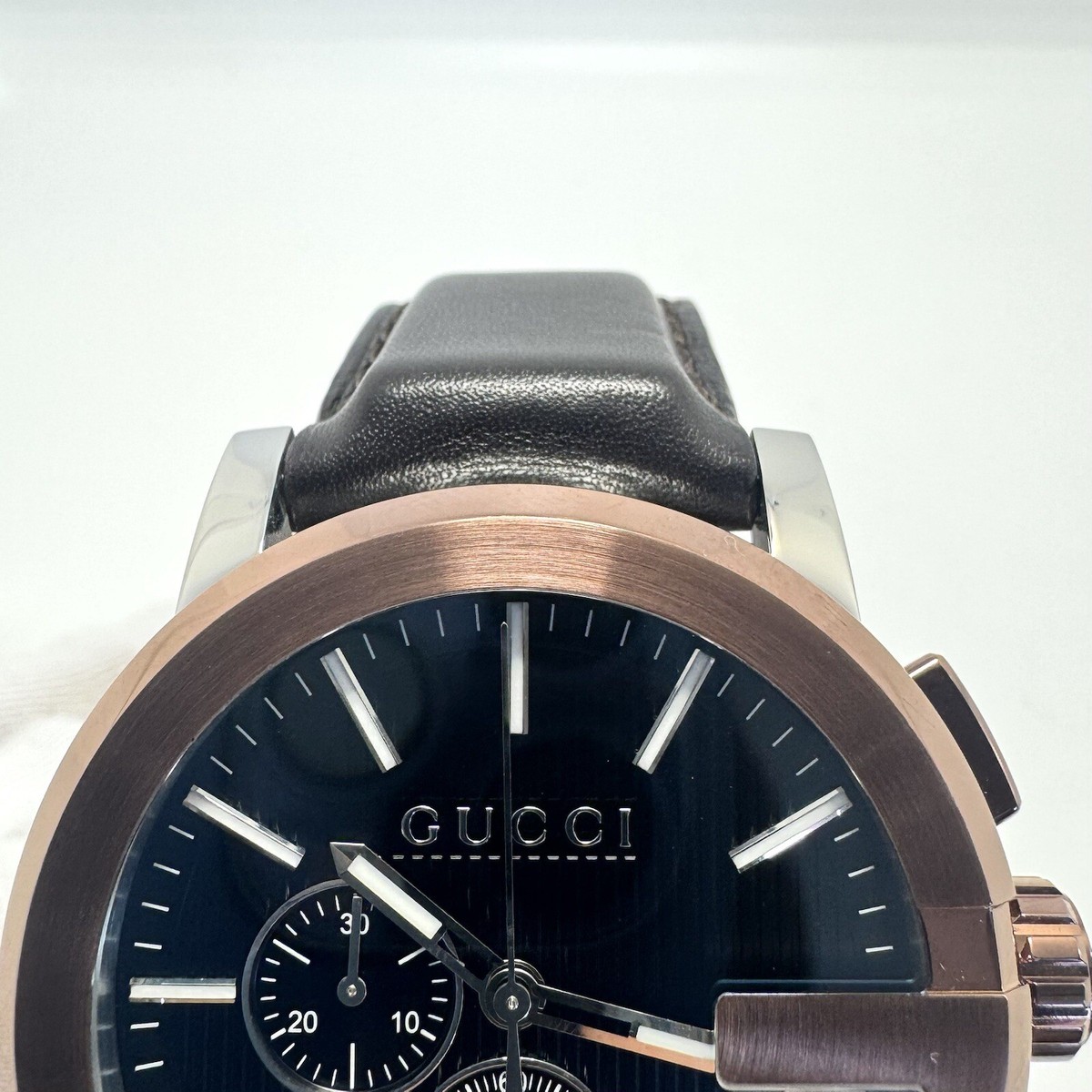 Gucci G-Chrono YA101202 101.2 Quartz Black Chronograph Excellent