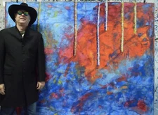 Mark Little Original ￼Professional Painting 84”X62” (7 Foot) Abstract Modern XL