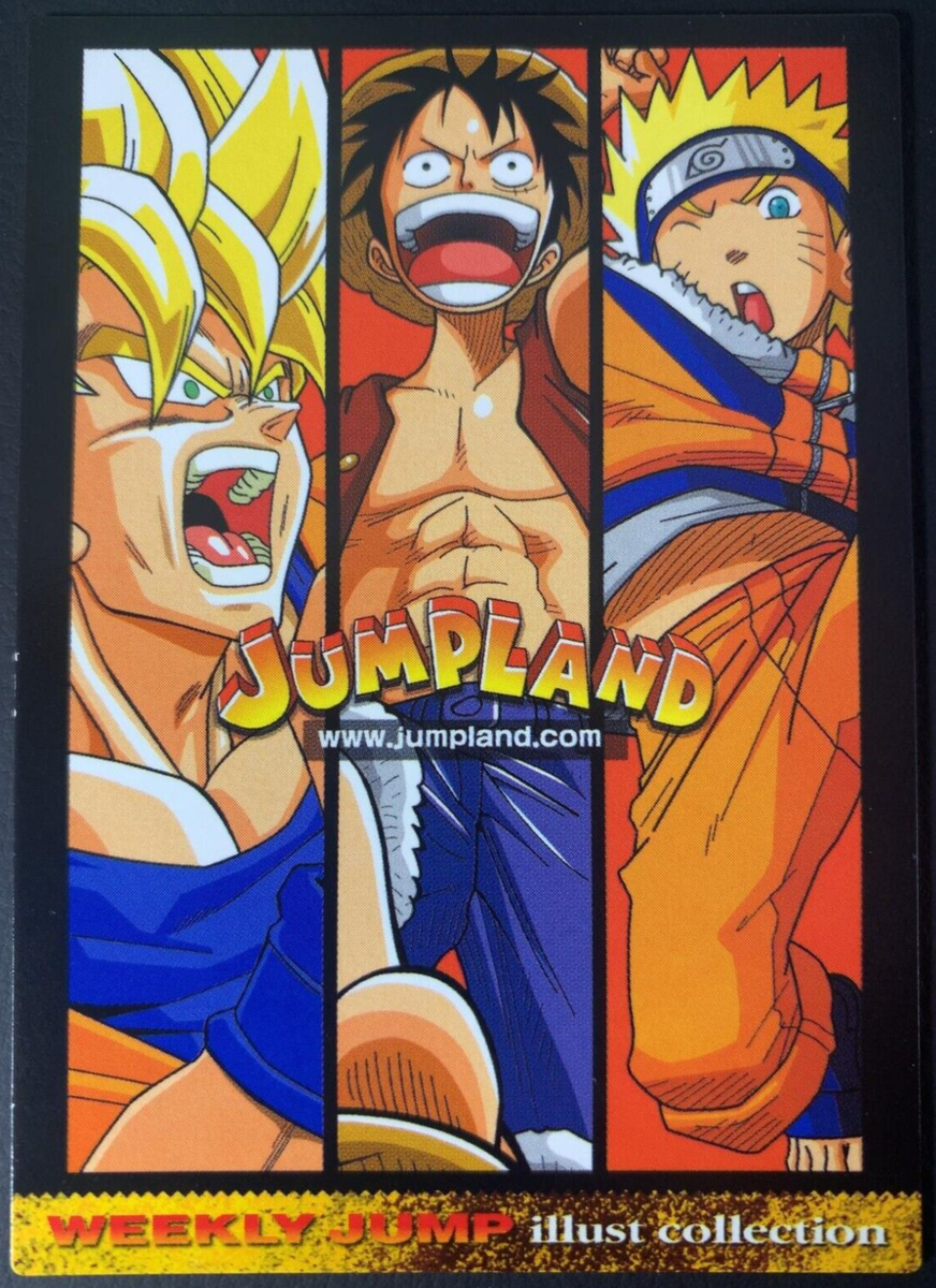 Goku Luffy Naruto EX3 Jump Land Weekly Shonen Jump Card Jump Goku Luffy Naruto EX3 Jump Land Weekly Shonen Jump Card Jump