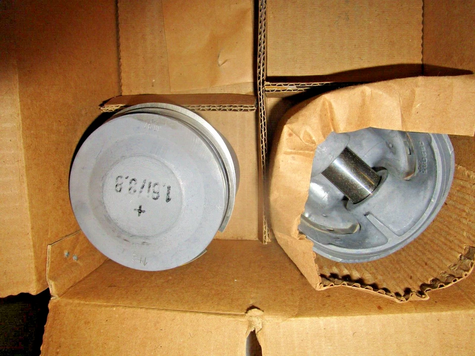 Pistón BMW 320i con anillos 1980-1983 89 mm NOS #20099 Foto 2 de 3