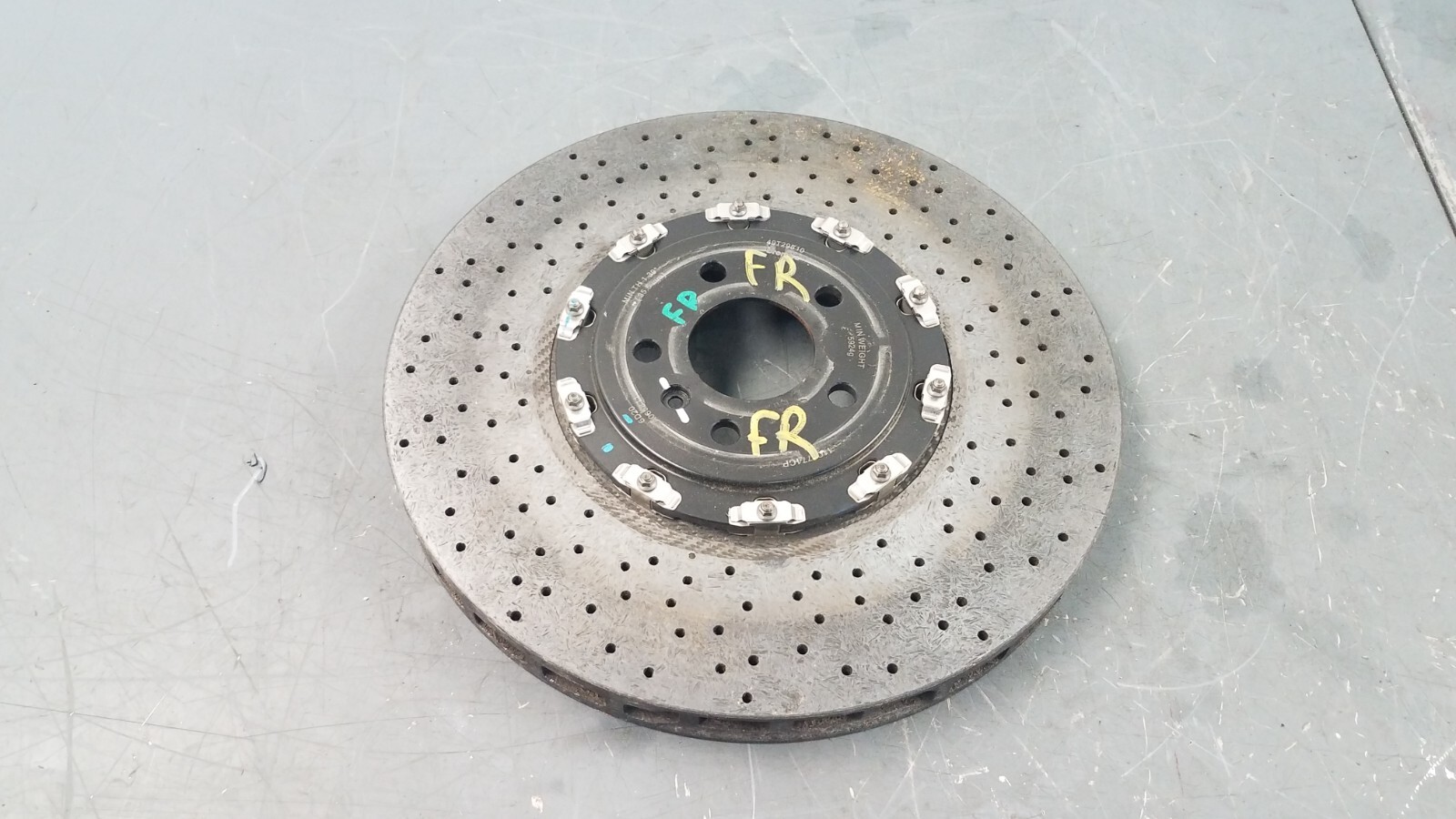 2016 McLaren 675LT Spider Right Front Carbon Ceramic Brake Rotor #5556 V5