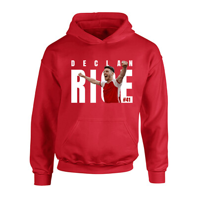 Childrens 41 Declan Rice A.F.C. Hoodie Fanmade Unofficial Merchandise AFC Kids