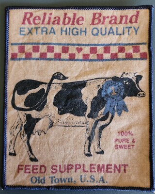 Reliable Brand EXTRA HIGH QUALITY Feed Supplement Old Town, U.S.A. patch unused