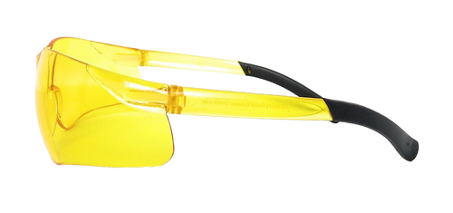 New Motorcycle Sunglasses Yellow Tinted Category 1 Biker Glasses Inc Pouch & P&P - Picture 2 of 7