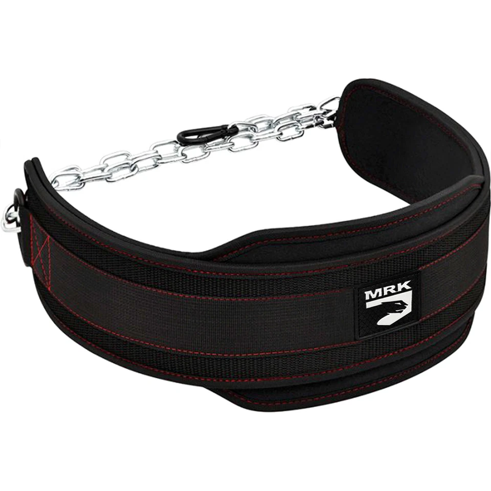 MRK Dip & Pull Up Weight Belt With Chain Gym Fitness back Support Dips/Ups - Image 2 of 2