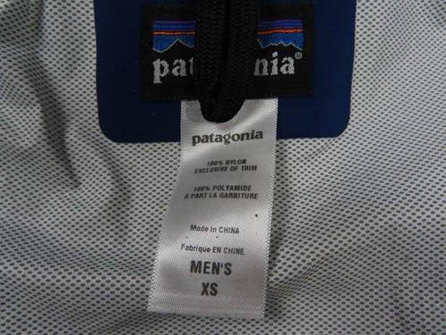 Patagonia H2NO Jacket Mens XS Blue Torrentshell Rain Coat Hooded Waterproof - Picture 5 of 12