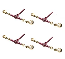 (4 Pack) 1/2-5/8" Durabilt Chain Binder Boomer G70 Ratchet Binder 13000WLL