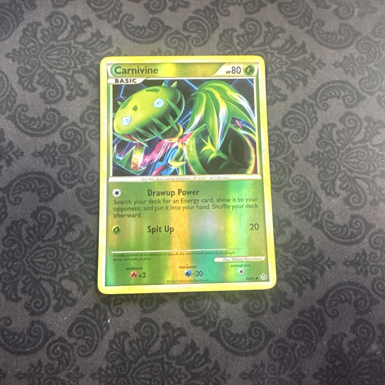 Carnivine 46/95 Reverse Holo Pokemon Card - Unleashed