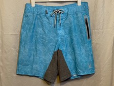 SPYDER MEN'S SWIM UV PROTECTION SURF BLUE TRUNKS SHORTS SIZE XXL