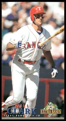 1994 Fleer Extra Bases #177 Will Clark TALL BOY Texas Rangers