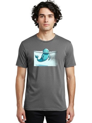 Nessie Mens Graphic Tee,100% Cotton,Casual Summer Wear