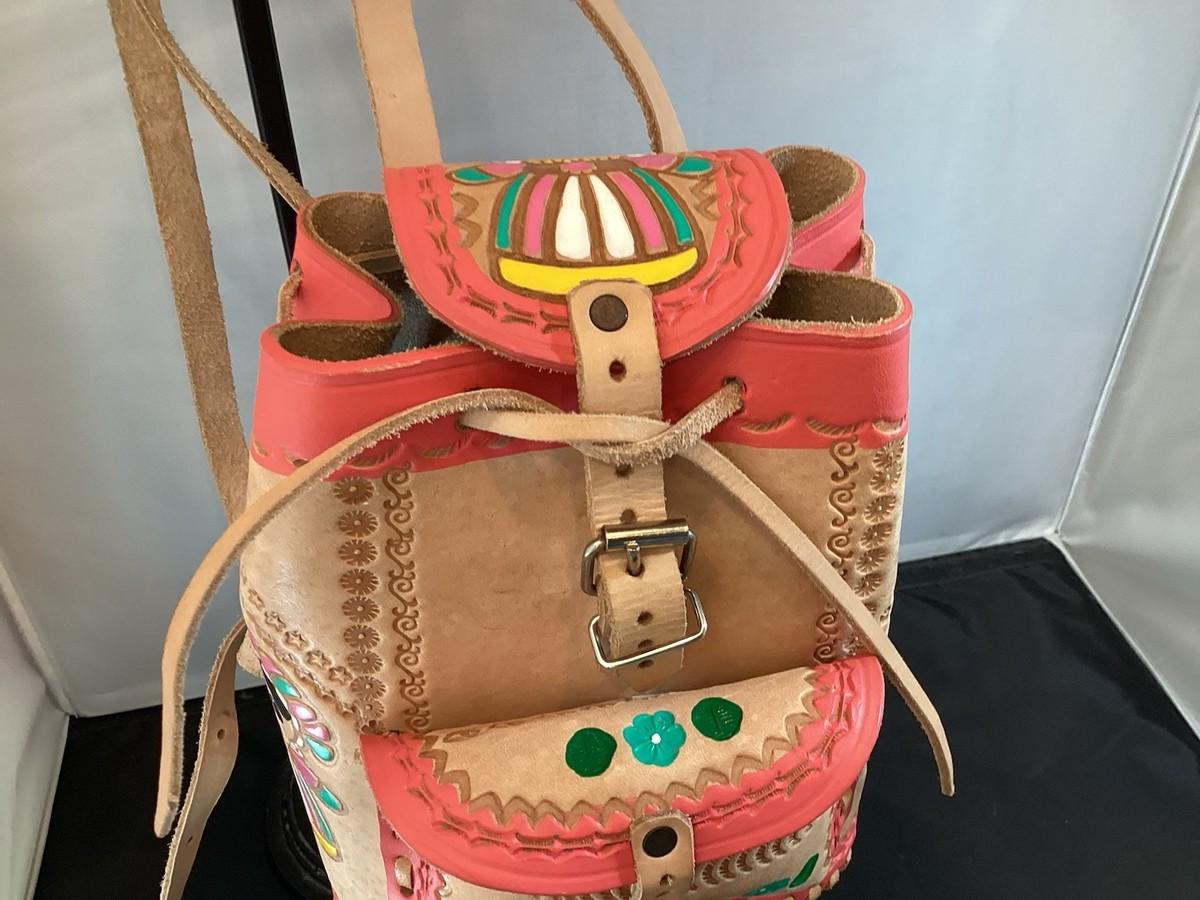 Vintage Mini Backpack
Hand painted Native Leather Leather Backpack Handpainted - Etsy main image 2