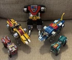 Vintage Voltron Lion lot # 5,4,3,2,1 GOLION Y & K Taiwan 1981 Diecast Metal