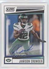 2022 Score Signatures Jamison Crowder #293 Auto v7j
