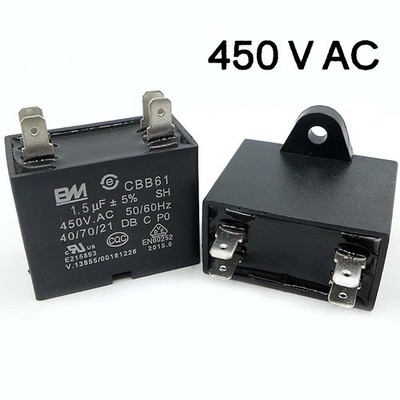 450VAC 1.2uF-12uF CBB61 Start des Lüftermotors der Klimaanlage Kondensatoren