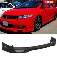 Fits 09-11 Honda Civic Sedan Front Bumper Lip Under Chin Spoiler - Mugen Style